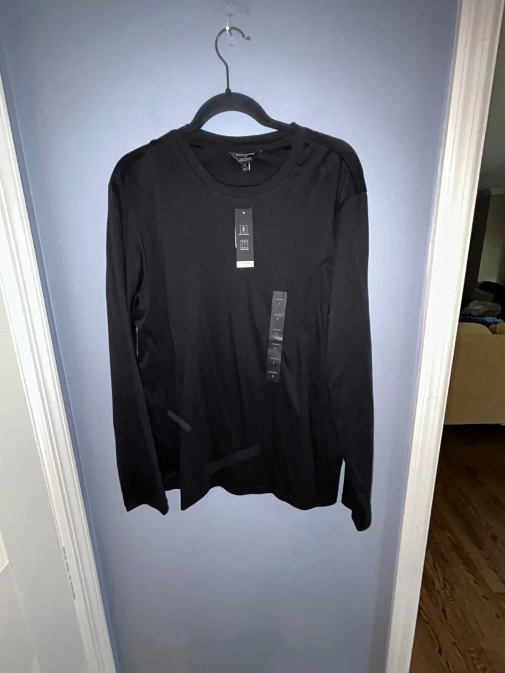Banana Republic Luxe Touch Performance Long Sleeve T-shirts, NWT, Men Large, 2